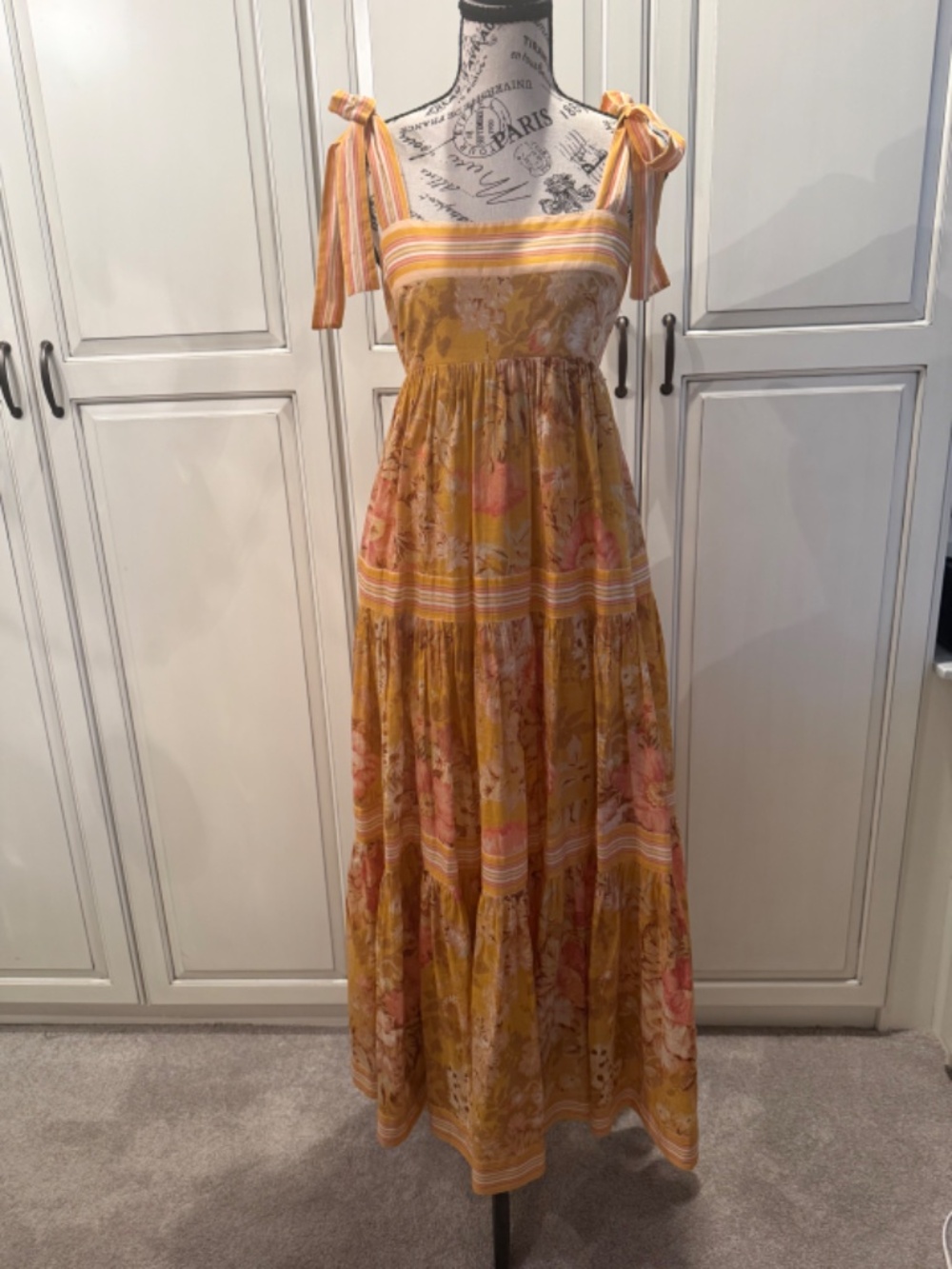 Zimmermann Pattie Cotton Sundress Designer Size 3 (10 US) - Picture 6 of 6